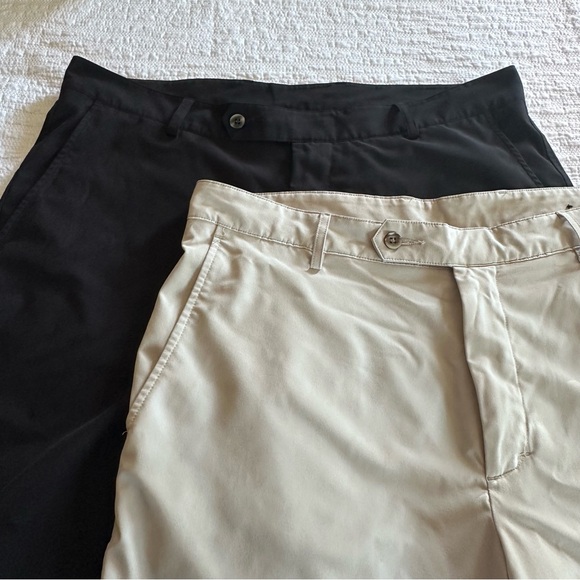 2 - Fairway & Greene Black and Tan Men's Shorts - Picture 2 of 14